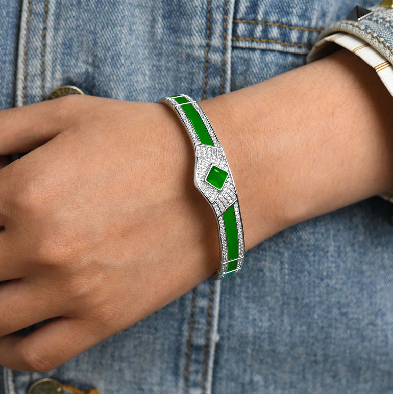 Pioneer Spirit Bracelet - Emerald - Serene Western