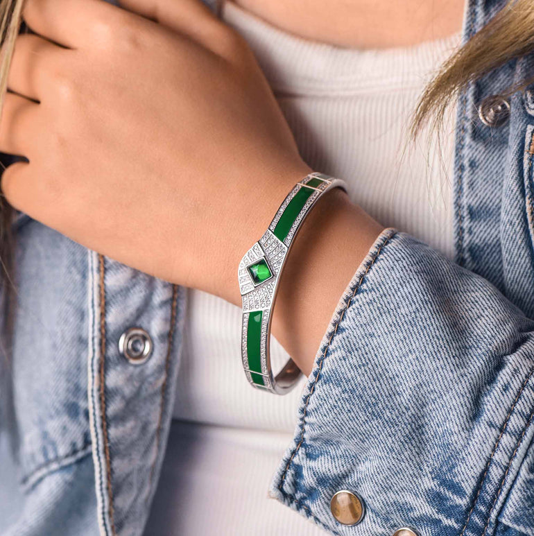Pioneer Spirit Bracelet - Emerald - Serene Western