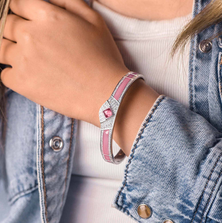 Pioneer Spirit Bracelet - Rose Quartz - Serene Western