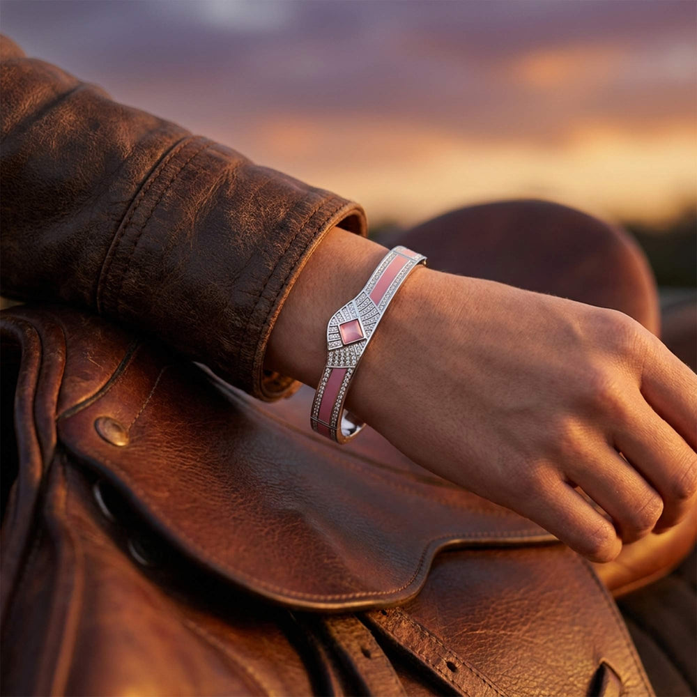 Pioneer Spirit Bracelet - Rose Quartz - Serene Western