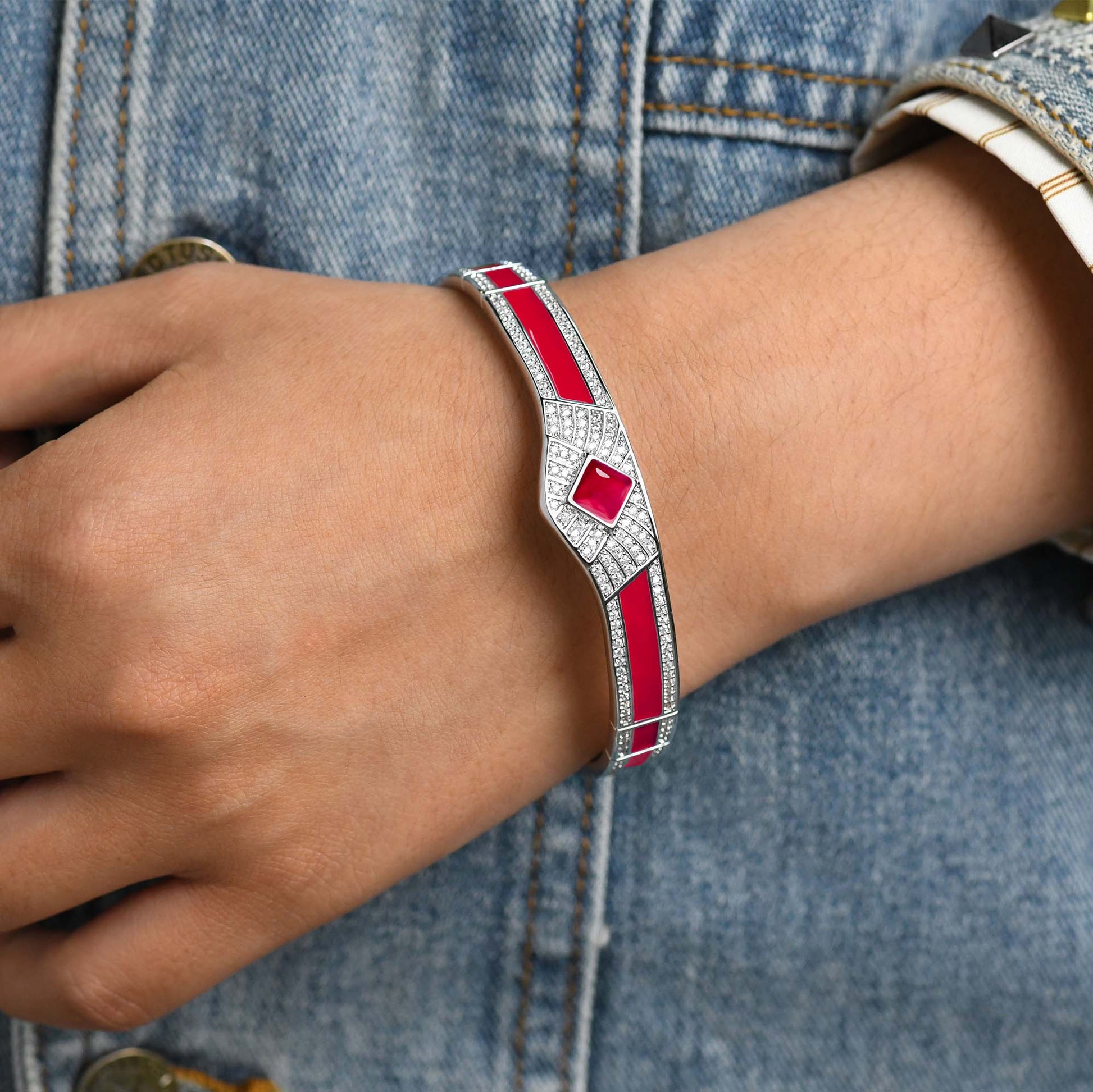 Pioneer Spirit Bracelet - Ruby - Serene Western