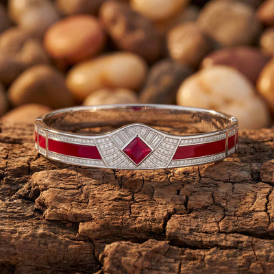 Pioneer Spirit-armband - Rubin