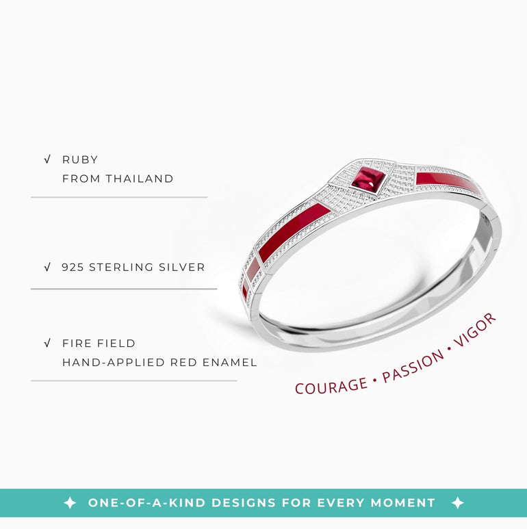 Pioneer Spirit Bracelet - Ruby - Serene Western