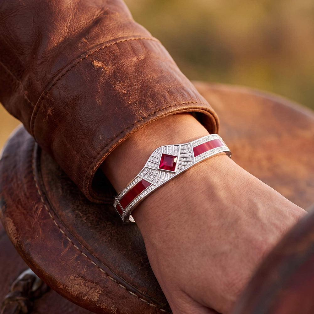 Pioneer Spirit Bracelet - Ruby - Serene Western