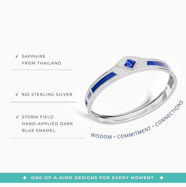 Pioneer Spirit Bracelet - Sapphire - Serene Western