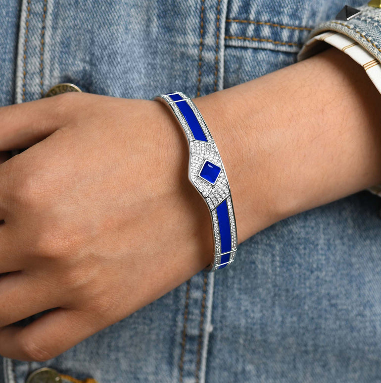 Pioneer Spirit Bracelet - Sapphire - Serene Western