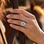 Prairie Bloom Stacking Ring - Turquoise - Serene Western thumbnail