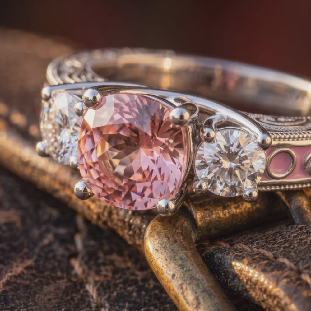 Century Romance Ring - Rose Quartz - Product showcase video
