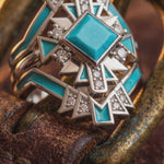 Chief's Crown Ring - Turquoise - Product showcase video thumbnail
