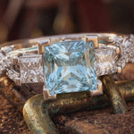 Love Rivet Ring - Aquamarine - Product showcase video thumbnail