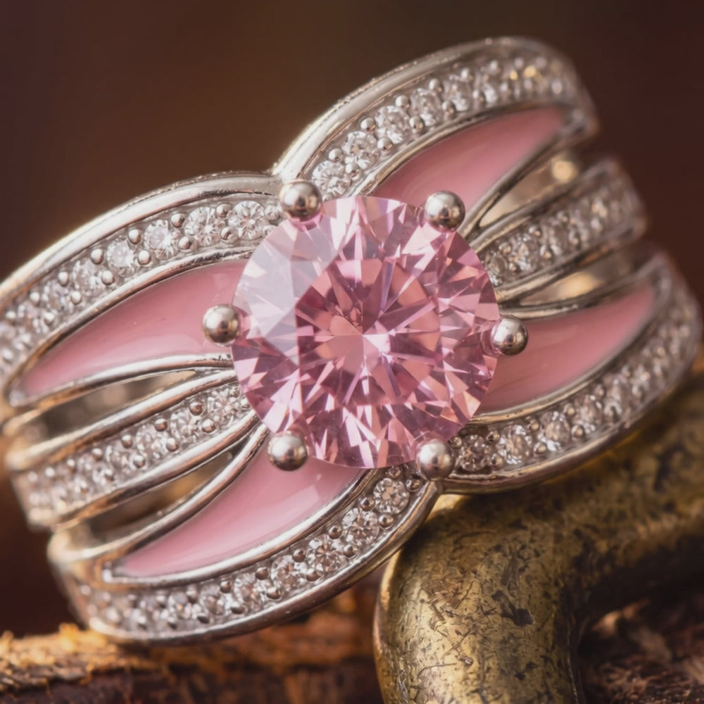 Intersect Radiance Ring - Rose Quartz - Product showcase video