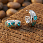 Promise Love Earrings - Aquamarine - Serene Western