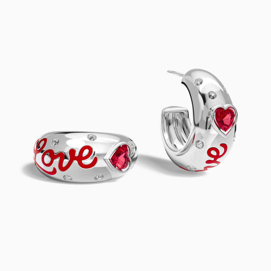 Promise Love Earrings - Ruby - Serene Western