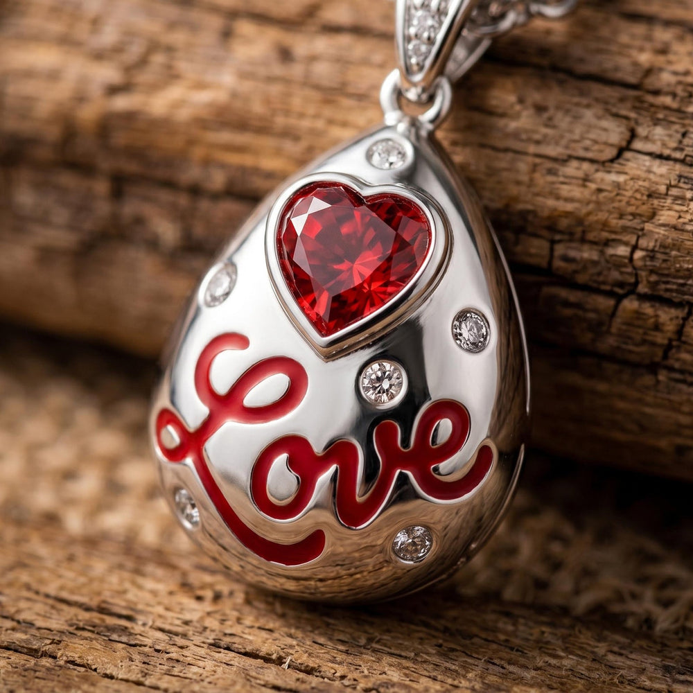 Promise Love Necklace - Ruby - Serene Western