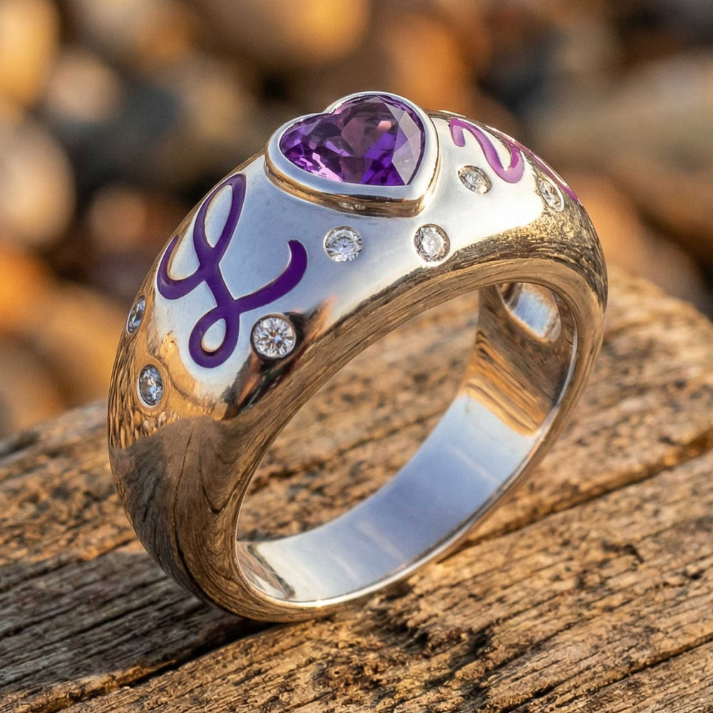 Promise Love Ring - Amethyst - Serene Western