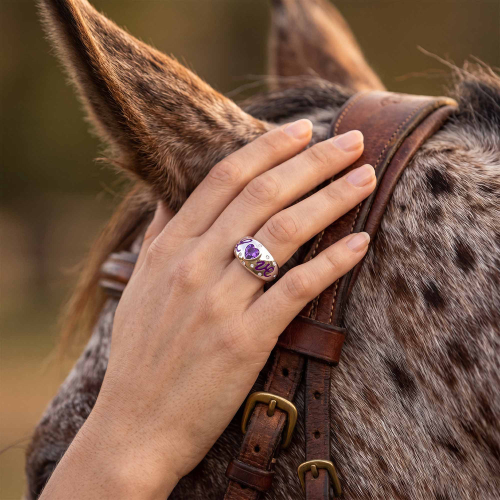 Promise Love Ring - Amethyst - Serene Western