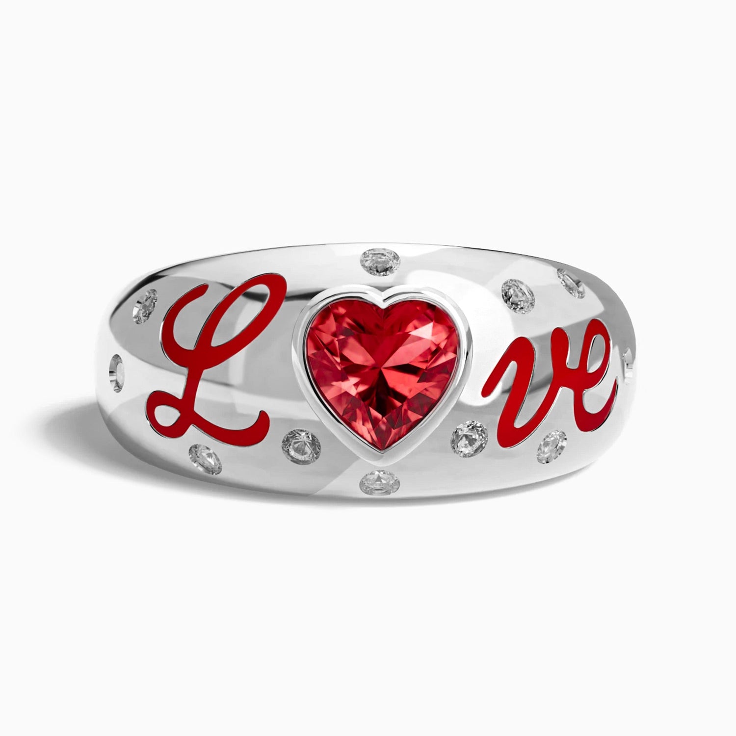 Promise Love Ring - Ruby - Serene Western