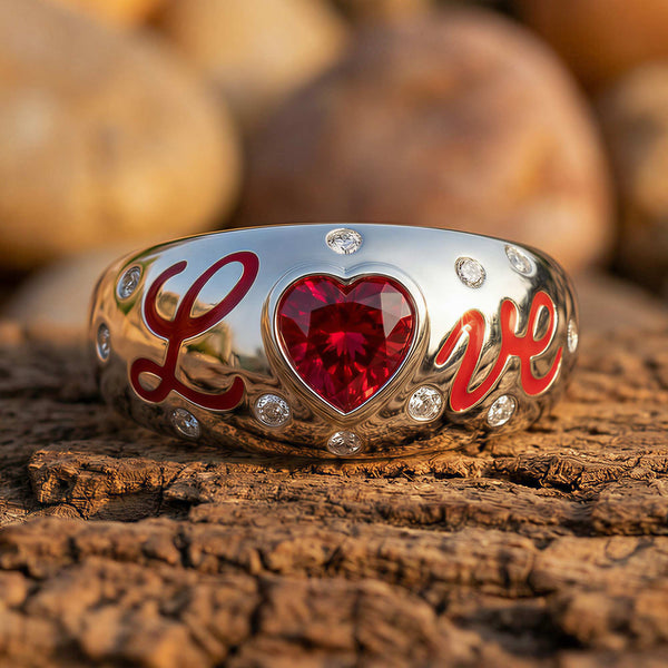 Promise Love Ring - Ruby