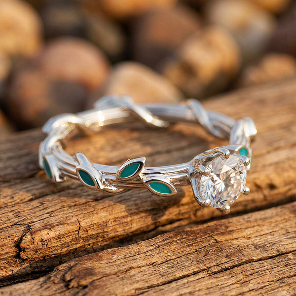 Promise Rose Ring - Moissanite