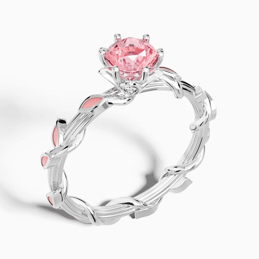 Promise Rose Ring - Rose Quartz - Serene Western
