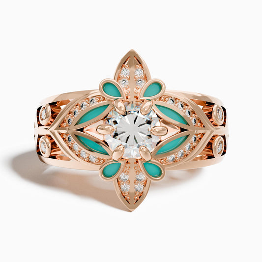 Radiant Bud Ring - Serene Western