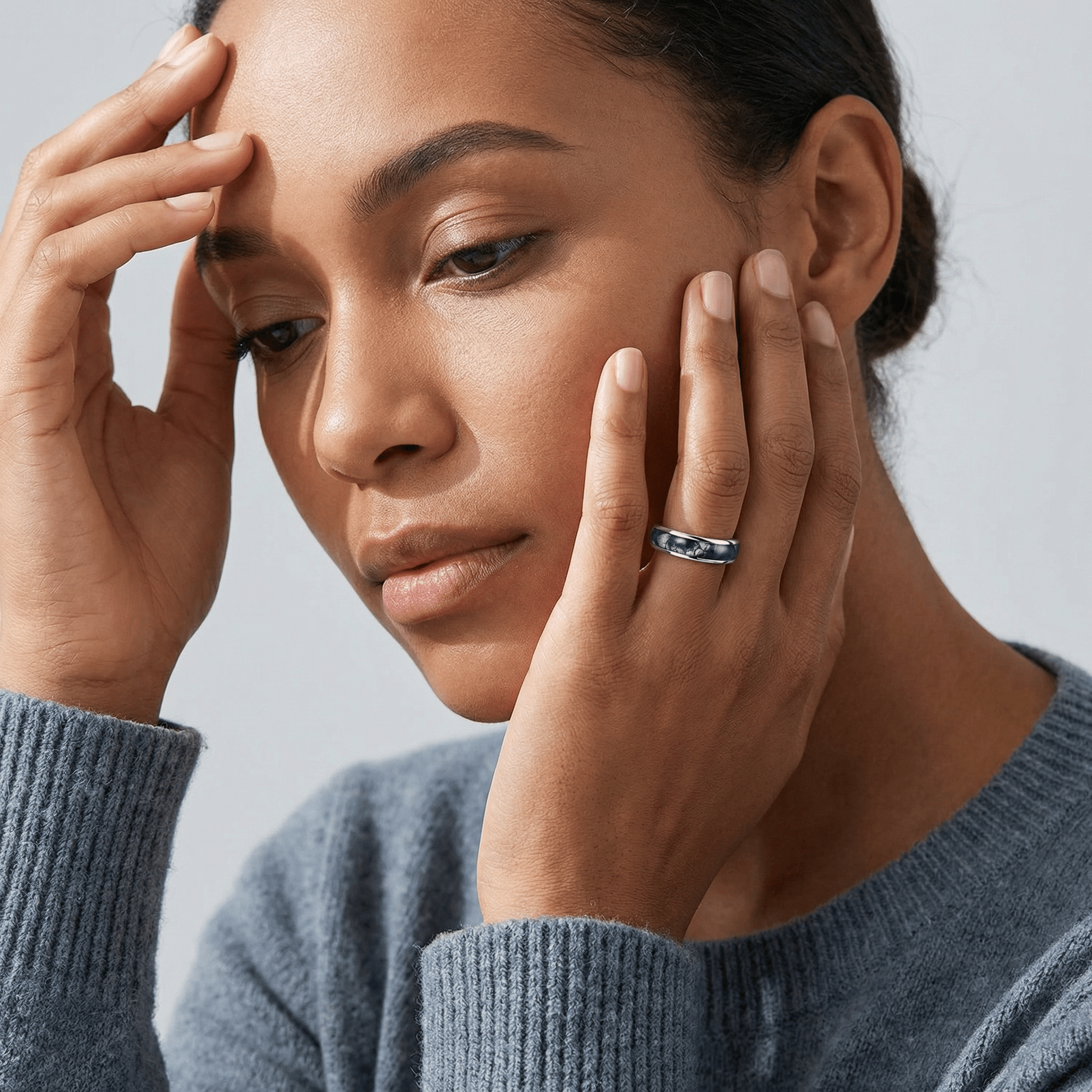 Rain Note Ring - Serene Western