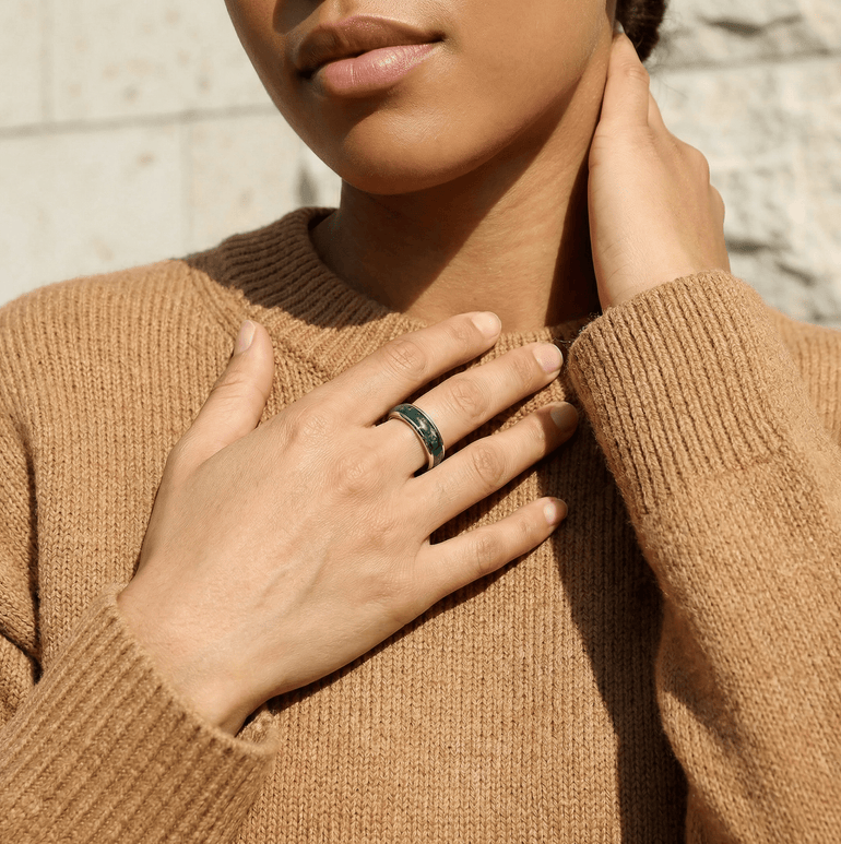 Rain Note Ring - Serene Western