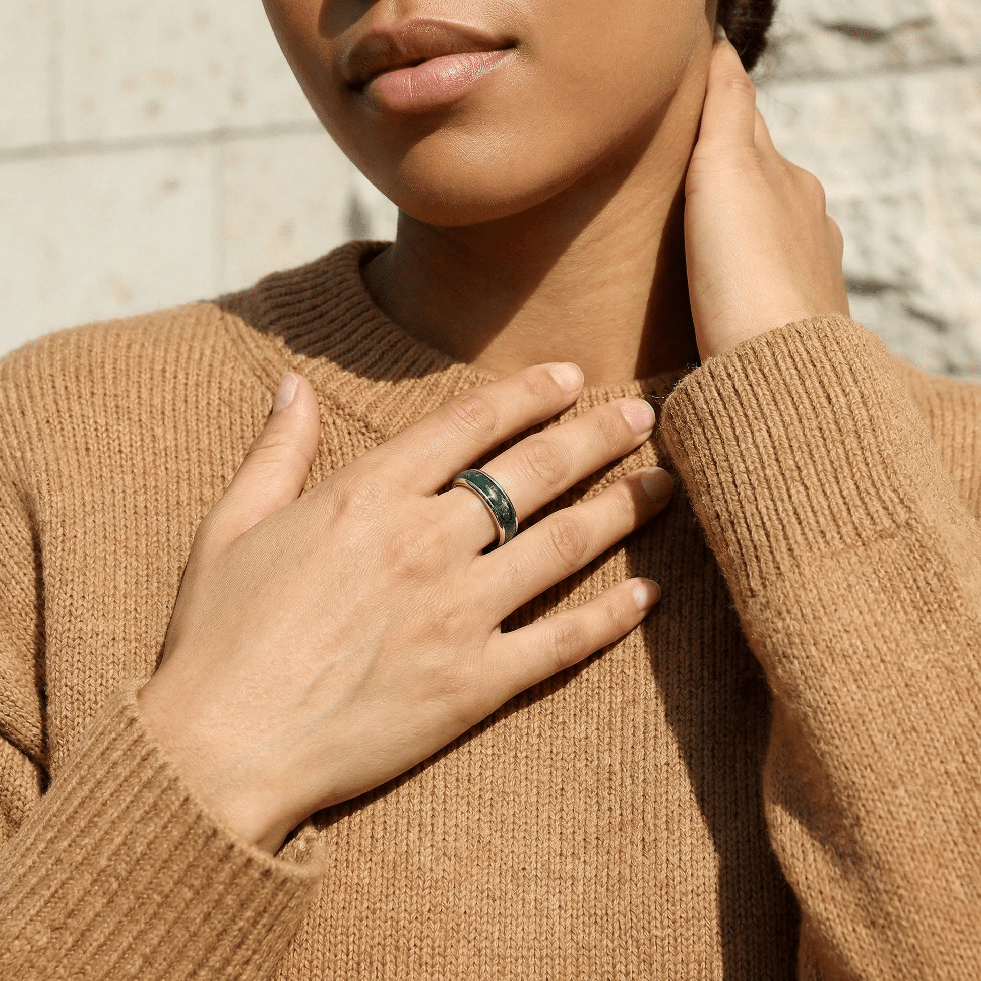 Rain Note Ring - Serene Western