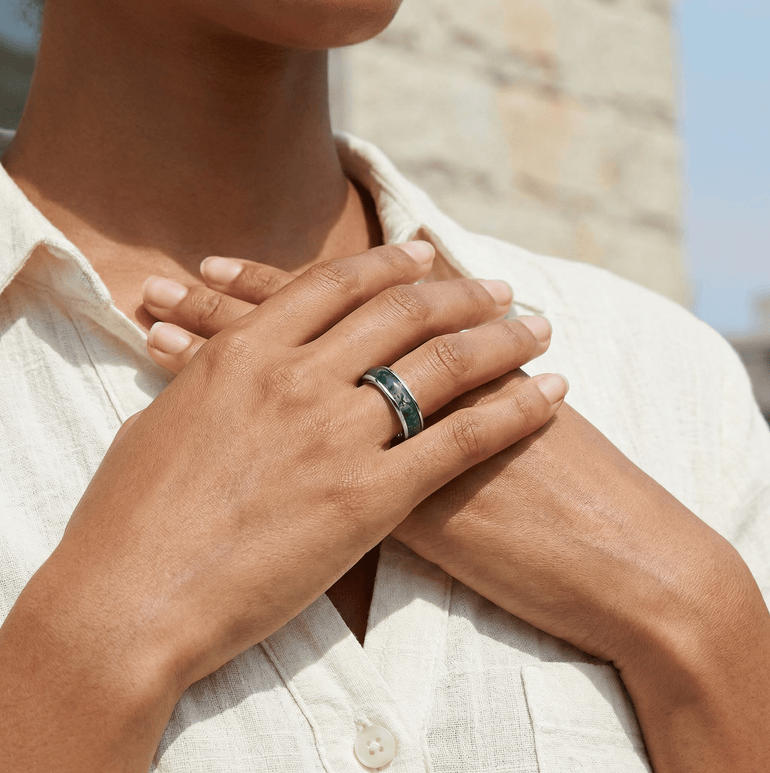 Rain Note Ring - Serene Western