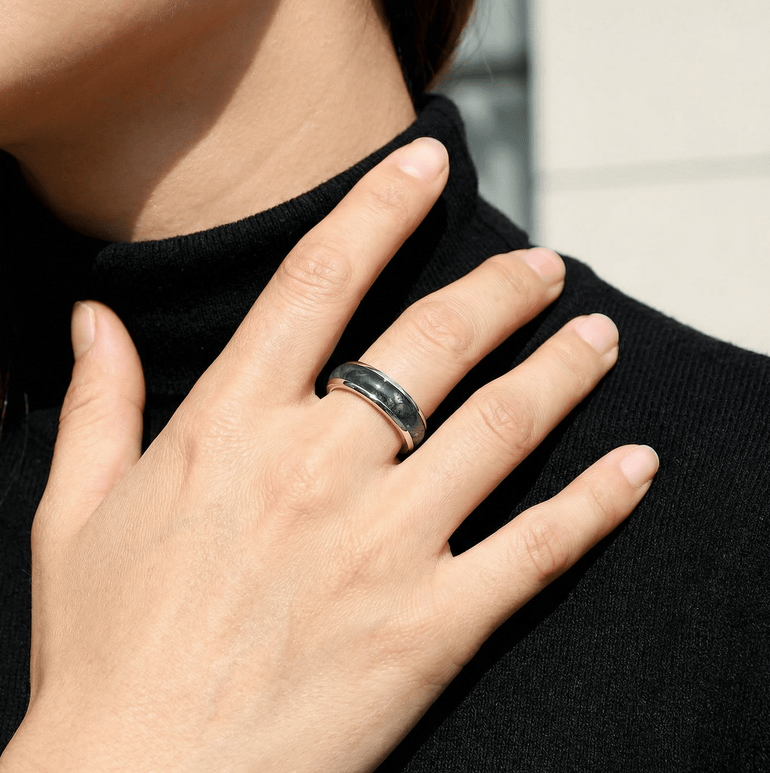 Rain Note Ring - Serene Western