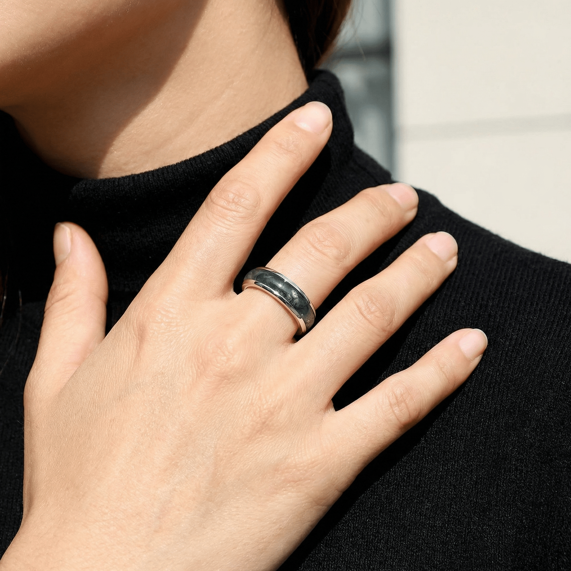 Rain Note Ring - Serene Western