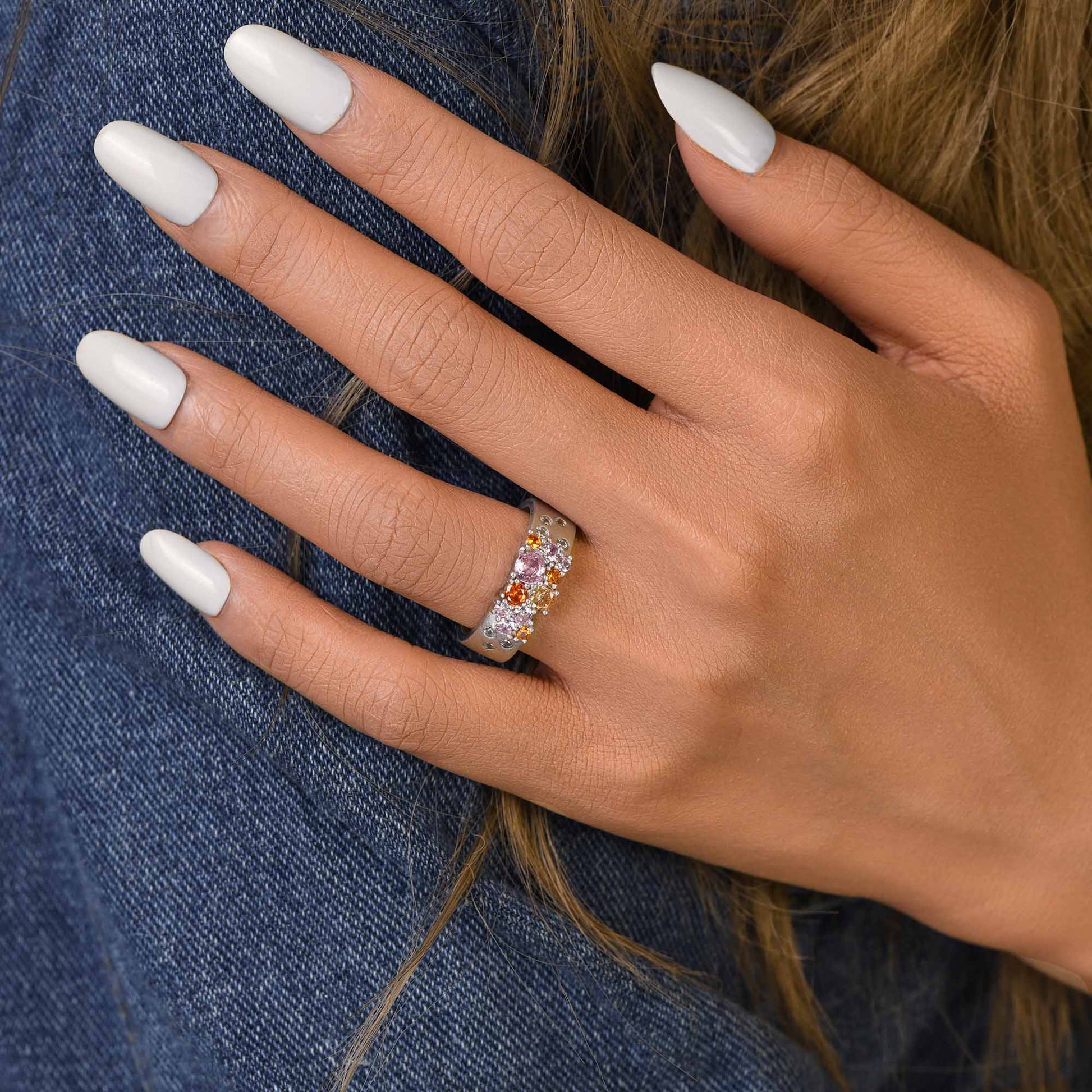 Reef Reverie Ring - Rose Quartz - Serene Western