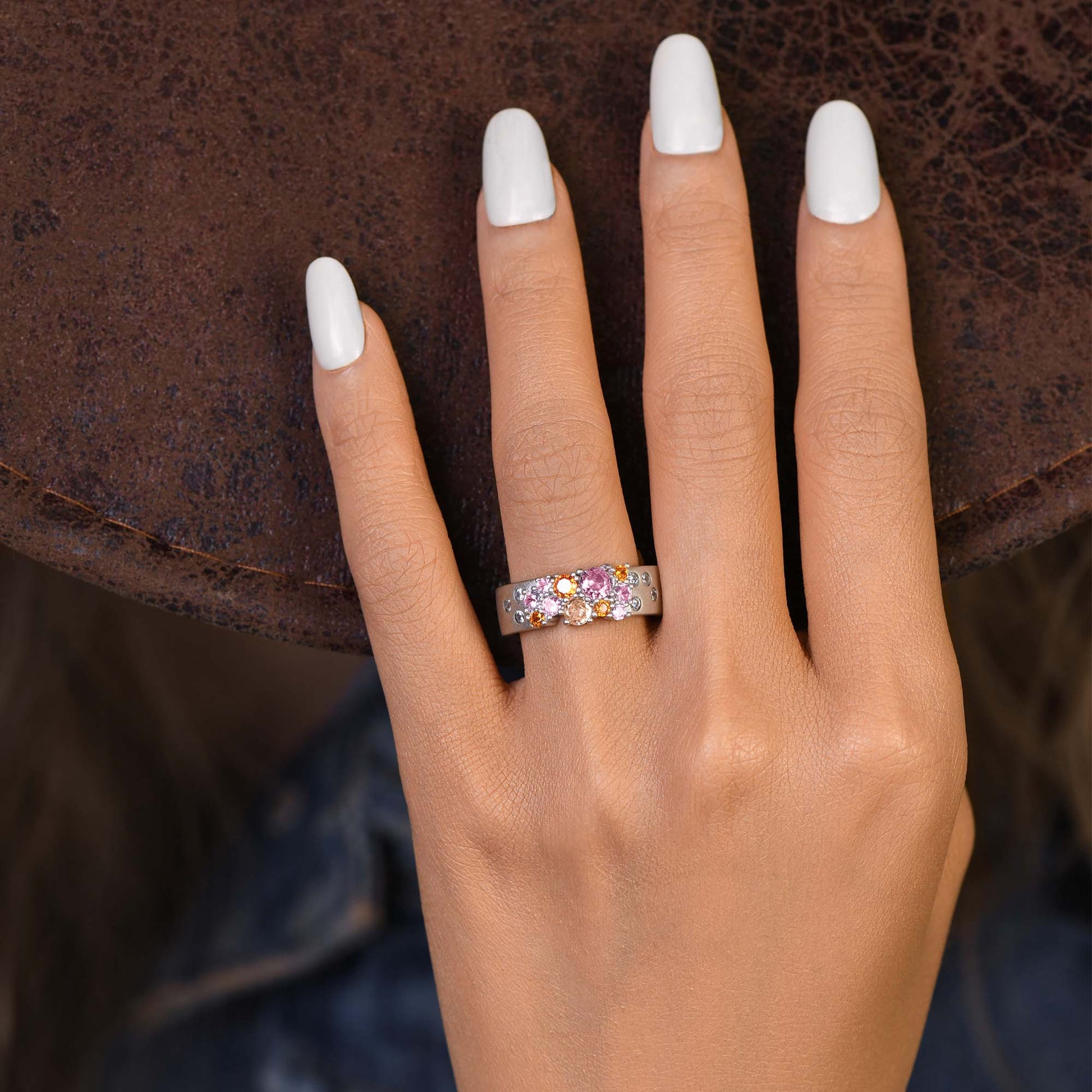 Reef Reverie Ring - Rose Quartz - Serene Western