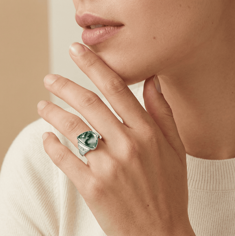 River Emblem Ring - Serene Western