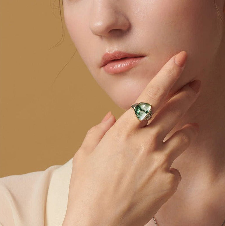River Emblem Ring - Serene Western