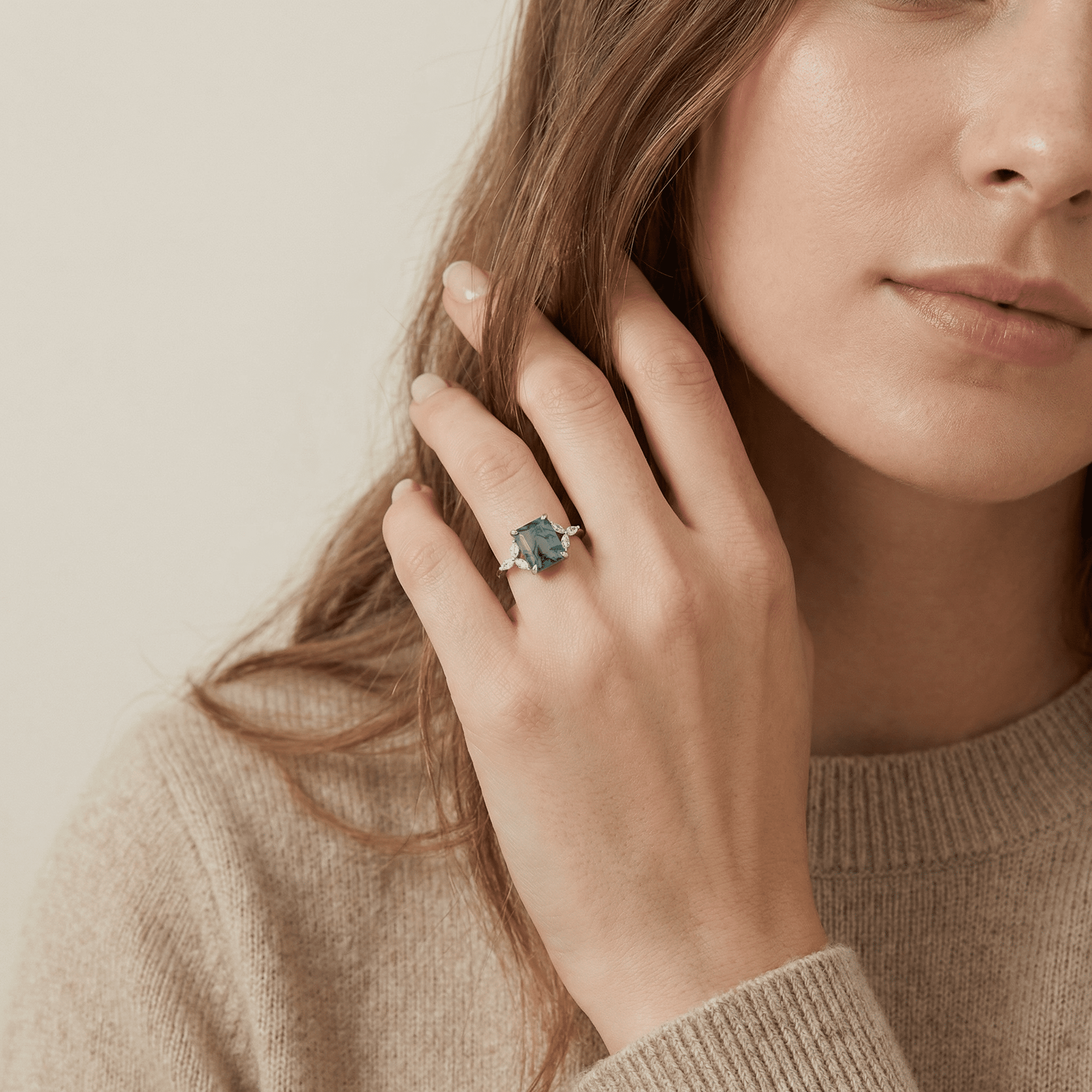 Riverlight Square Ring - Serene Western