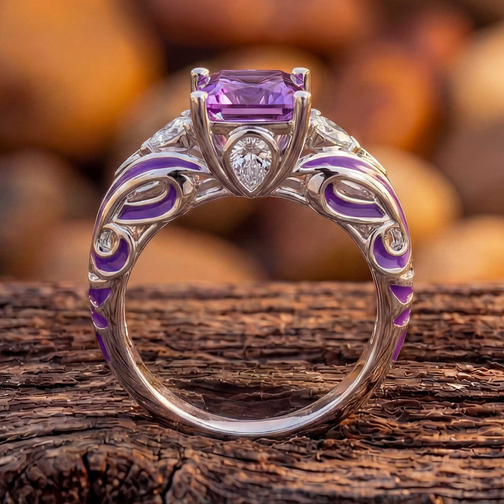 Rosemary's Loyalty Ring - Amethyst - Serene Western