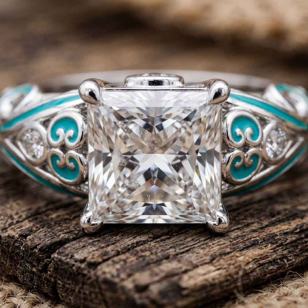 Rosemary's Loyalty Ring - Moissanite - Serene Western