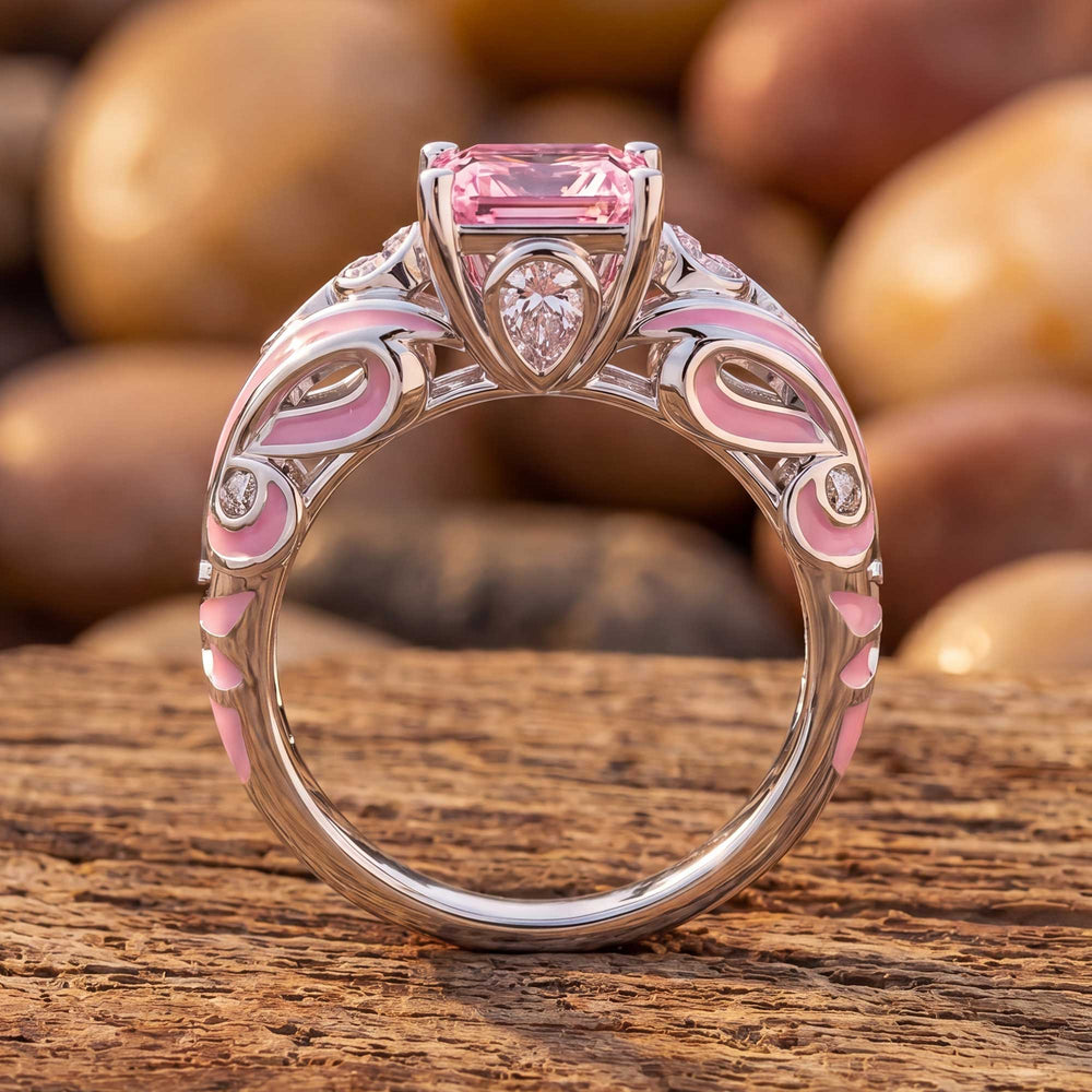 Rosemary's Loyalty Ring - Rose Quartz - Serene Western