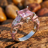 Rosemary's Loyalty Ring - Rose Quartz