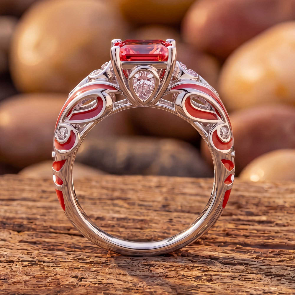 Rosemary's Loyalty Ring - Ruby - Serene Western
