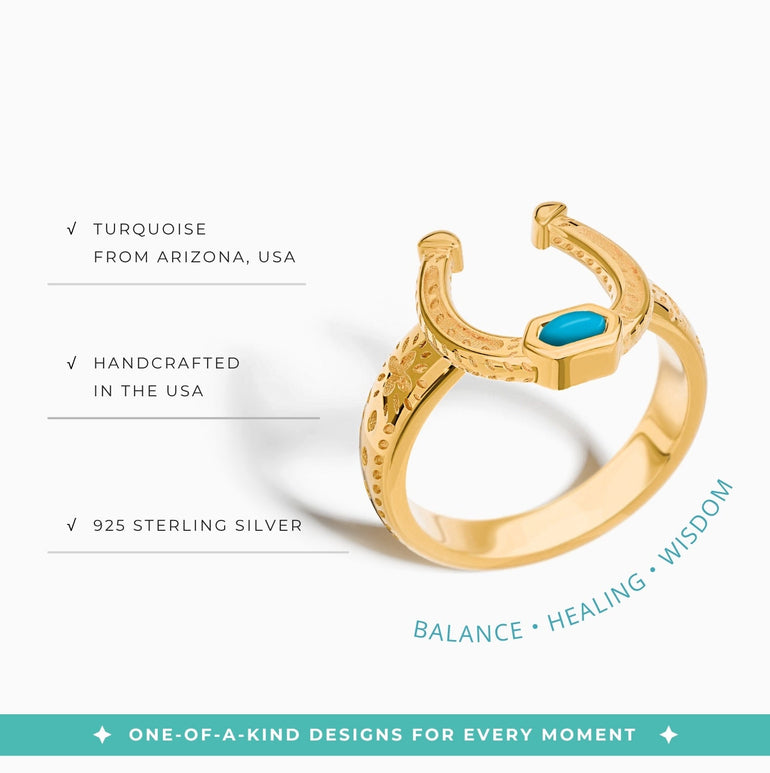 Sage Spur Ring - Turquoise - Serene Western