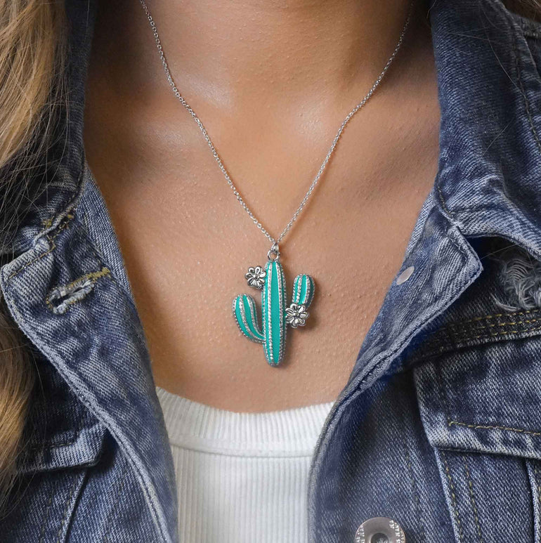Saguaro Bloom Necklace - Serene Western