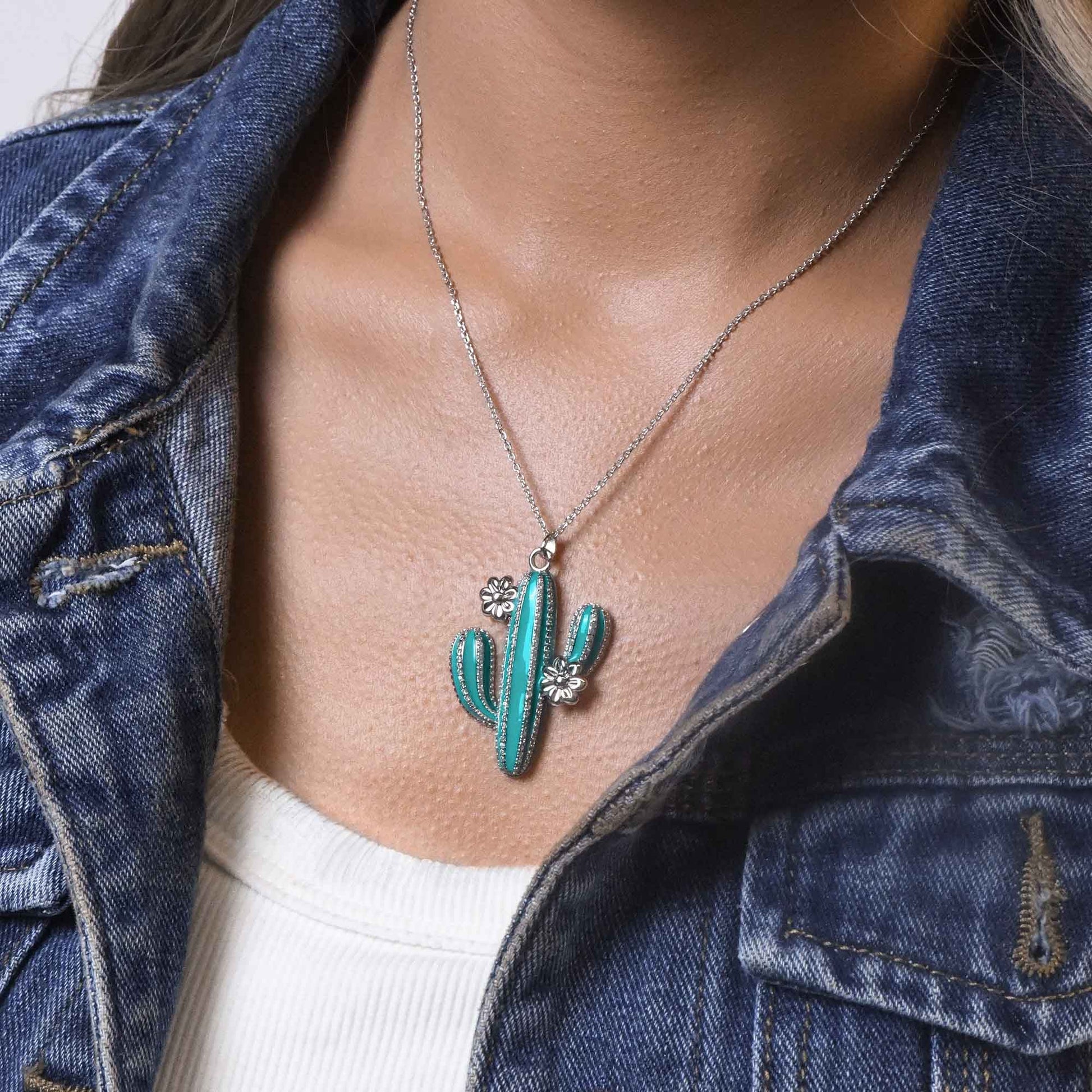 Saguaro Bloom Necklace - Serene Western