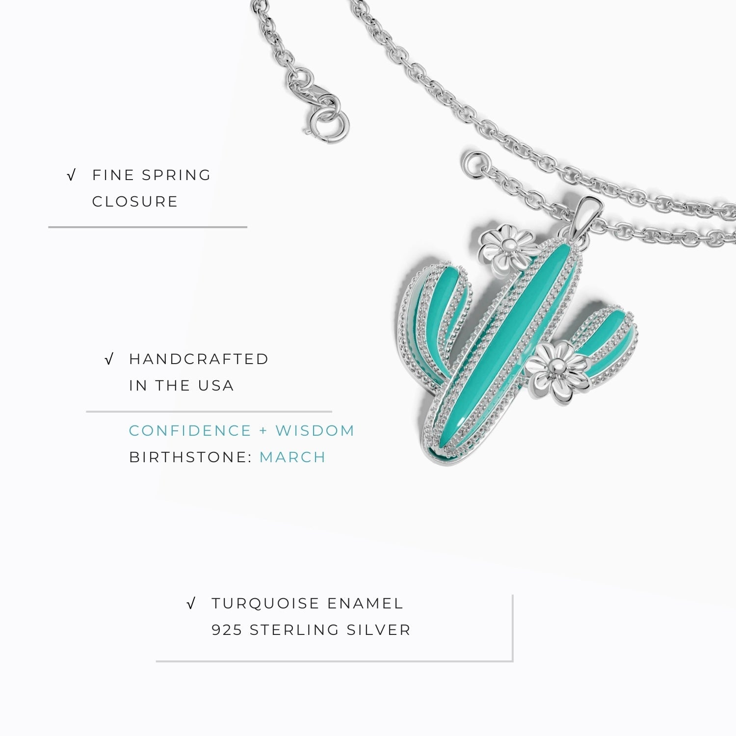 Saguaro Bloom Necklace - Serene Western