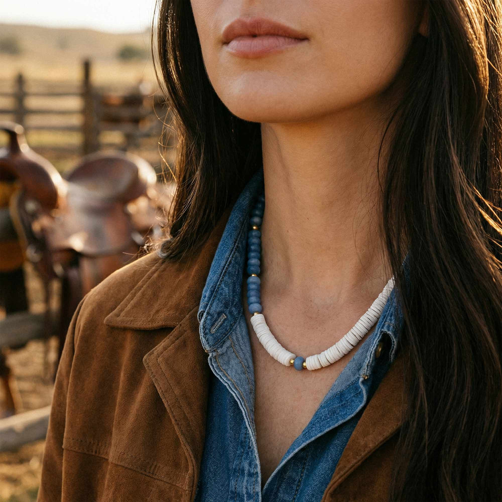 Sandy Horizon Necklace - Serene Western