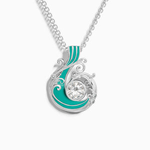 Savanna Swirl Necklace - Moissanite - Serene Western