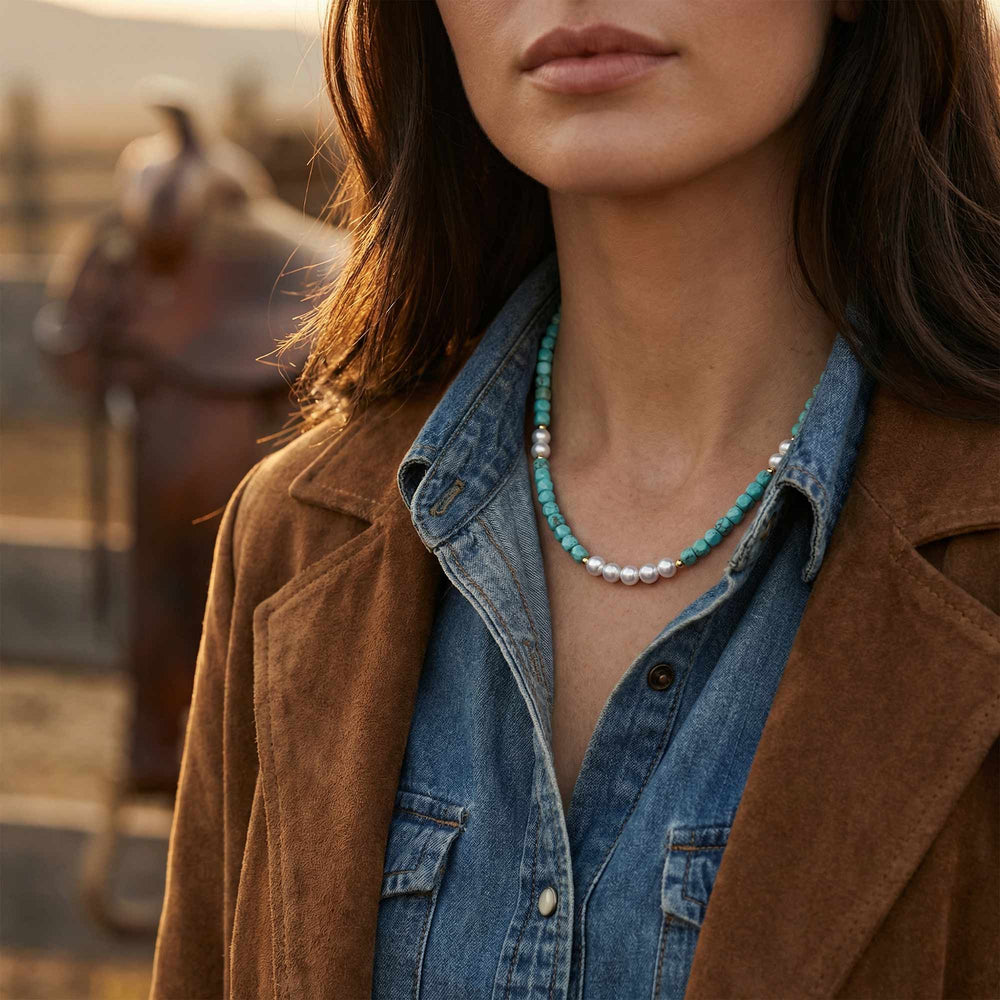 Seabreeze Turquoise Necklace - Serene Western