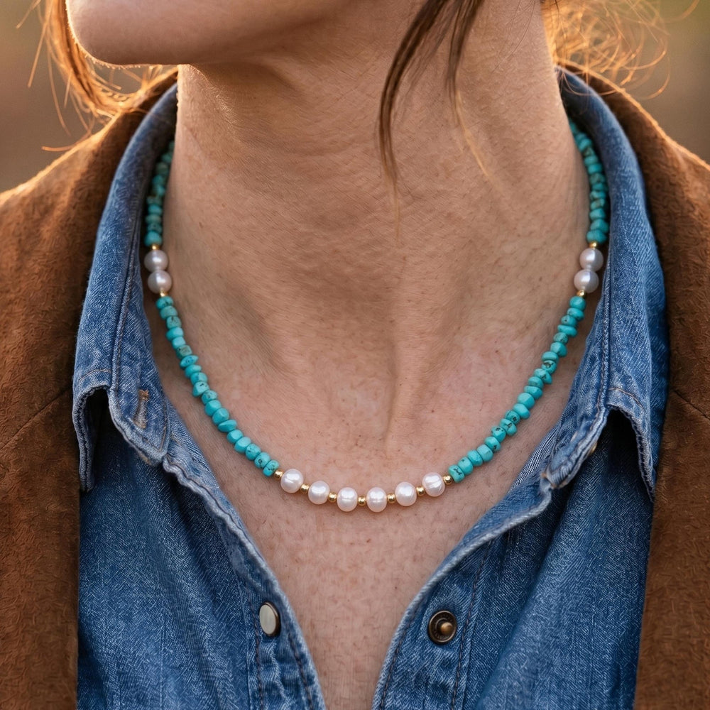 Seabreeze Turquoise Necklace - Serene Western