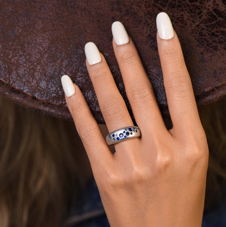 Seafoam Symphony Ring - Serene Western